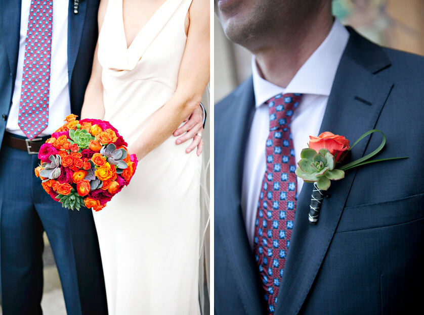 Bouquet and boutonniere 