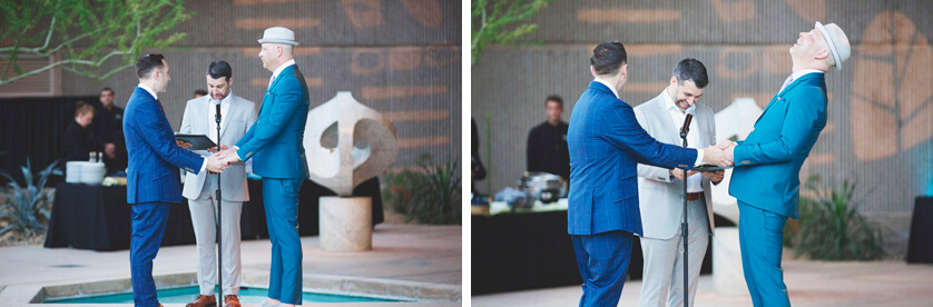 Ceremony at the Palm Springs Museum of art