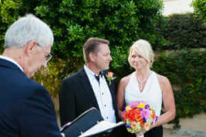 Ceremony Elopement Palm Springs Wedding Richard Cadieux officiant