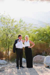 Palm Springs elopement, couples portraits Palm Springs desert light