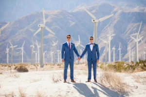 Portraits, Palm Springs, California, Same Sex, Wedding Photographer, Windmills, Iconic PS