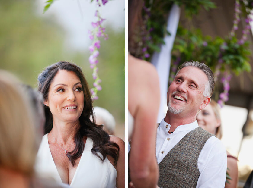 A couple of cute moments captured during the heartfelt ceremony