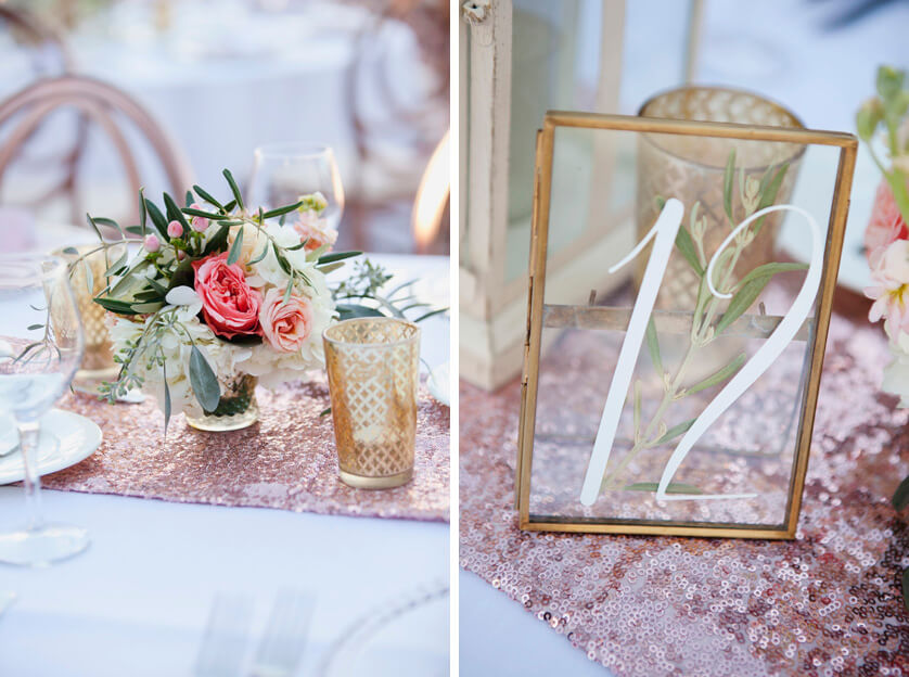 Table decor by Arrangements floral design