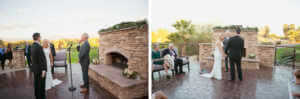 Wedding Ceremony with views at Desert Willow Golf club