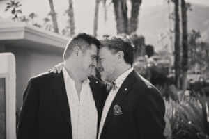 Gay Wedding portraits, Palm Springs ca.