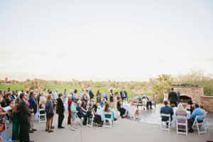 Wedding ceremony on the terrace