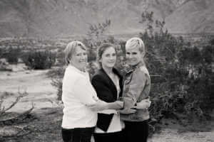 Three generations family photograph