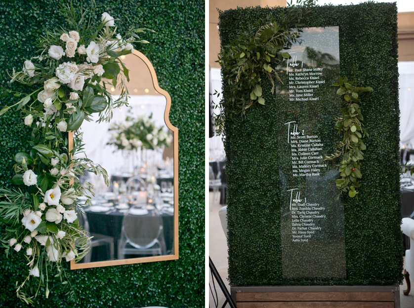 The rentals from Found Rentals were just the perfect touches to Charlie and Nasir's wedding decor