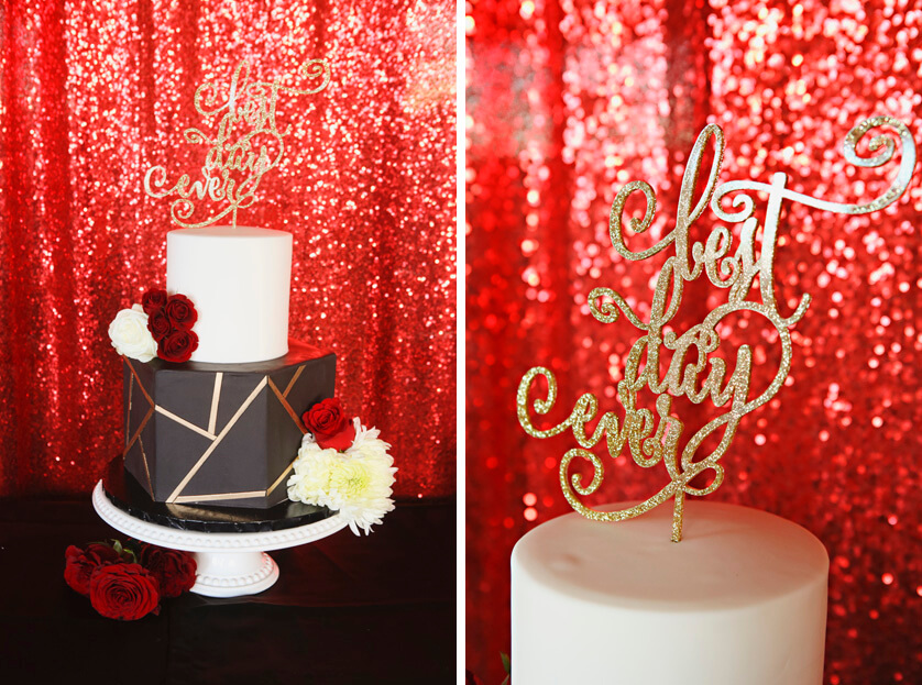 Cake, wedding cake, stylish wedding cake, best day ever