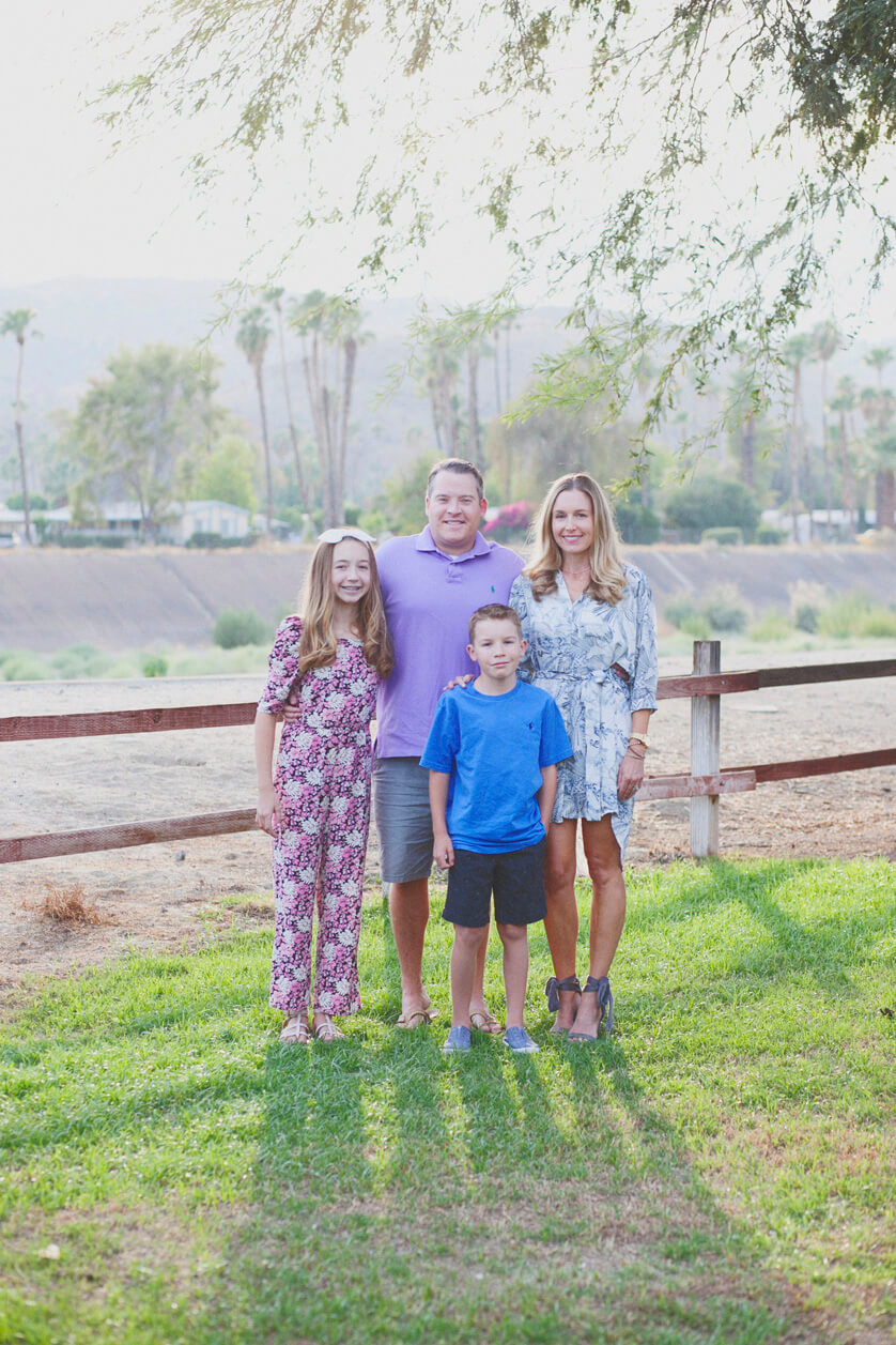 Desert family portraits, Rancho Mirage