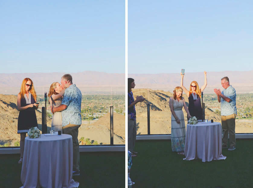 I do! Rancho Mirage wedding ceremony