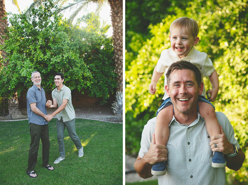 Candid family photos, Palm Springs Ca.