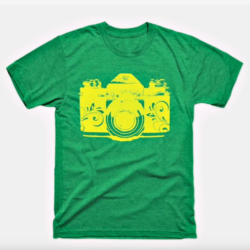 Vintage camera t-shirt design