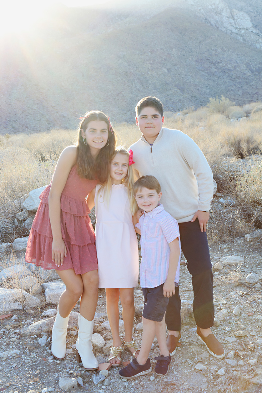 Family photos in Palm Springs