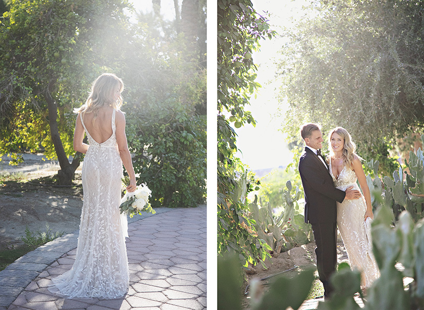 Beautiful bridal portrait in the low afternoon sun