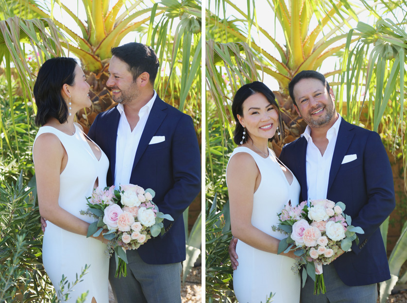 Bride and groom photos outdoors