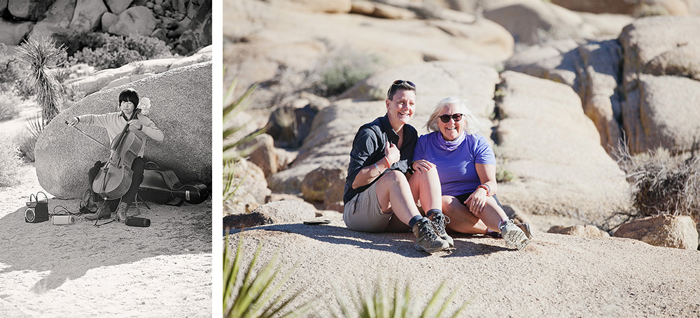 Same sex surprise proposal at Joshua Tree Ca.