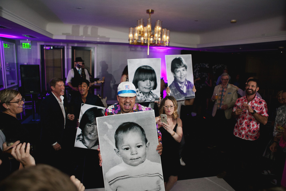 Fun photos of guests on the dance floor