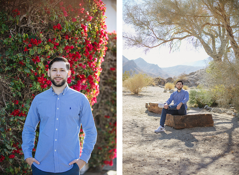 Professional portraits in the desert